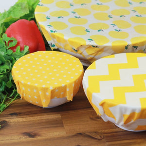 Eco Friendly Reusable Food Wraps Sustainable Plastic Free Food Storage Organic Beeswax Wrap Cling Wrap Replacement for Sandwich
