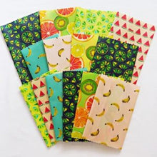 Load image into Gallery viewer, Eco Friendly Reusable Food Wraps Sustainable Plastic Free Food Storage Organic Beeswax Wrap Cling Wrap Replacement for Sandwich
