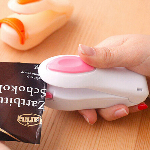 6 Color Portable Mini Sealing Household Machine Heat Sealer Capper Food Saver For Plastic Bags Package Mini Gadgets